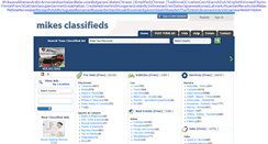 Desktop Screenshot of mikesclassifieds.com